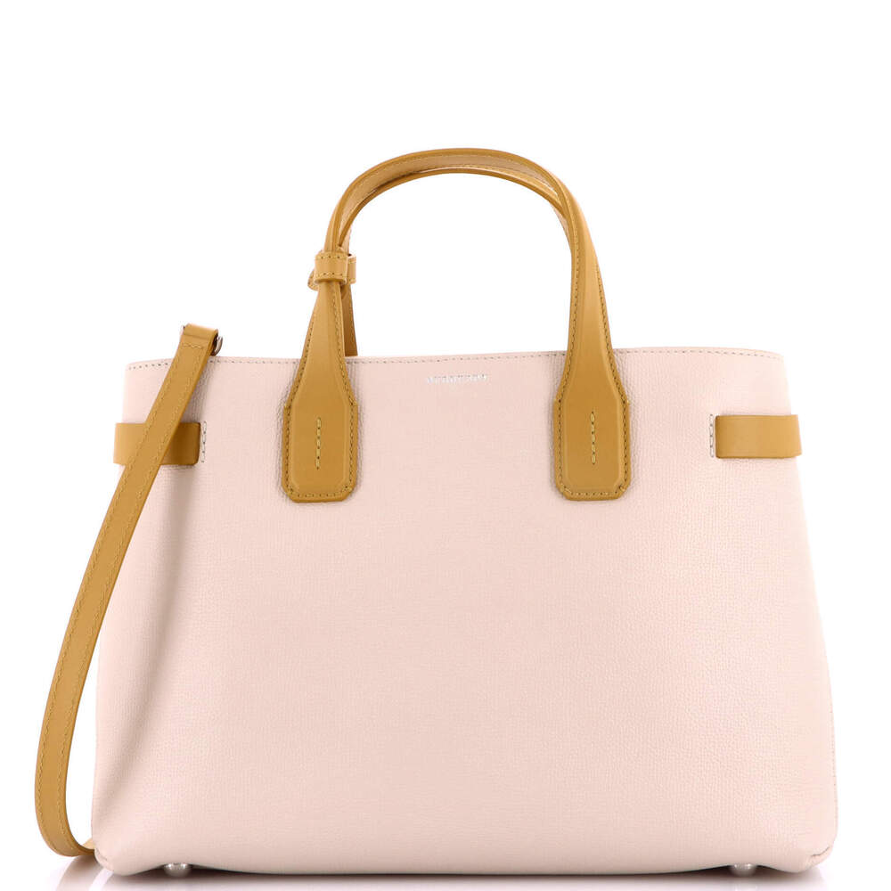 Burberry Medium Banner Tote Leather